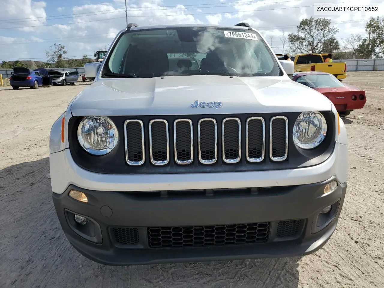 2016 Jeep Renegade Latitude VIN: ZACCJABT4GPE10652 Lot: 78851344