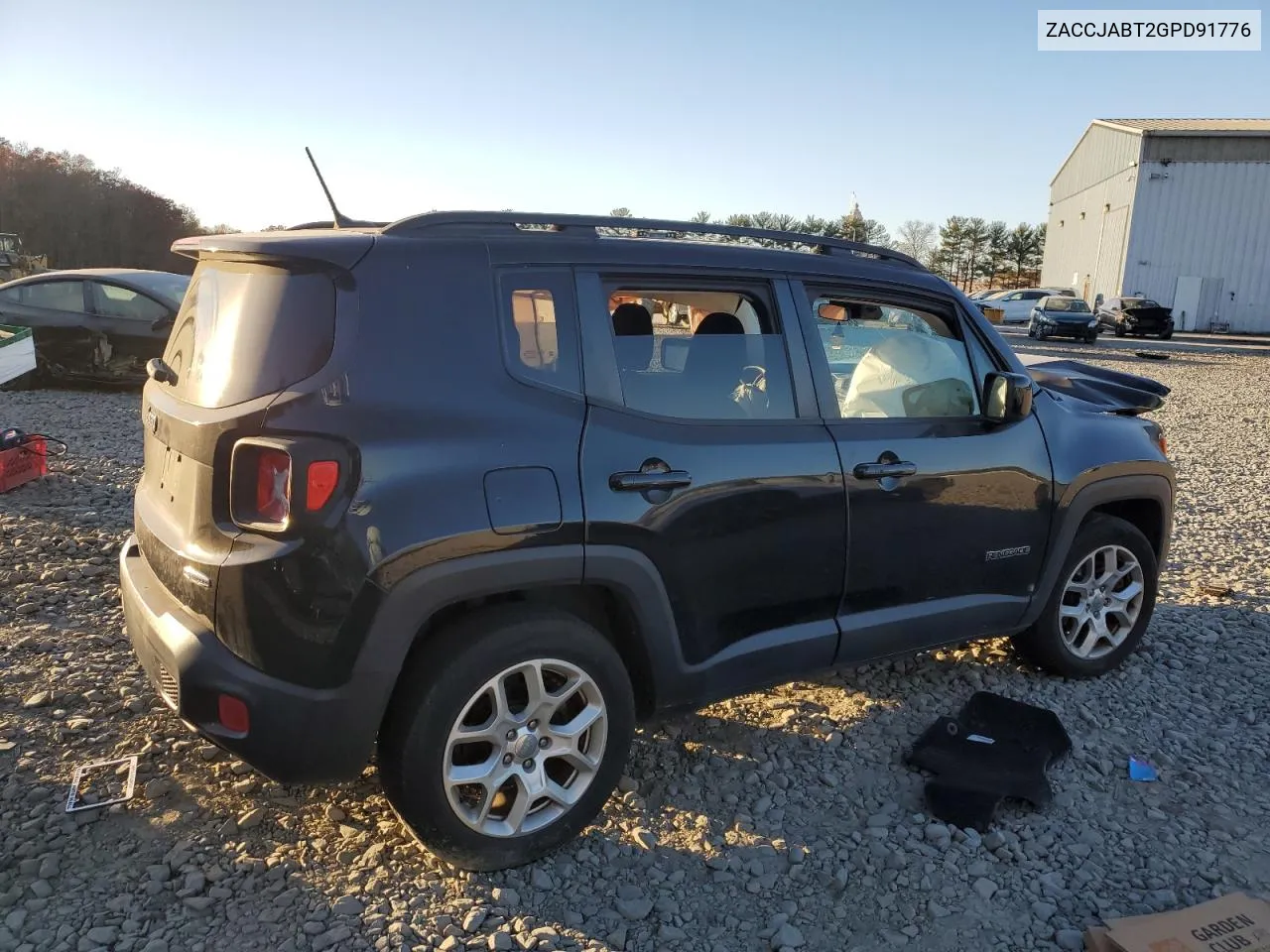 2016 Jeep Renegade Latitude VIN: ZACCJABT2GPD91776 Lot: 79118144