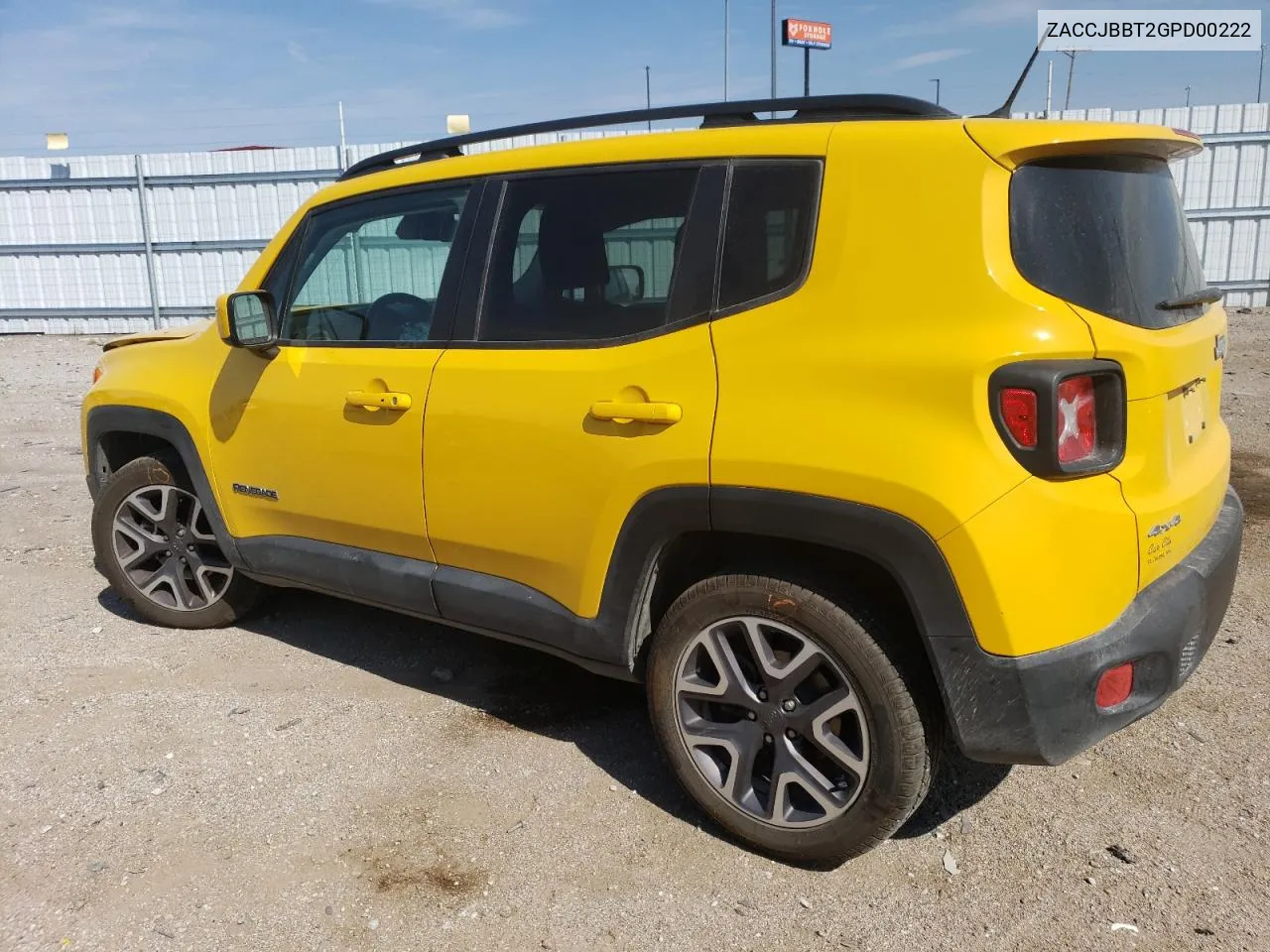 ZACCJBBT2GPD00222 2016 Jeep Renegade Latitude