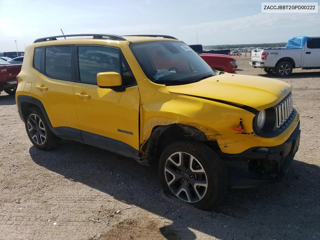 ZACCJBBT2GPD00222 2016 Jeep Renegade Latitude