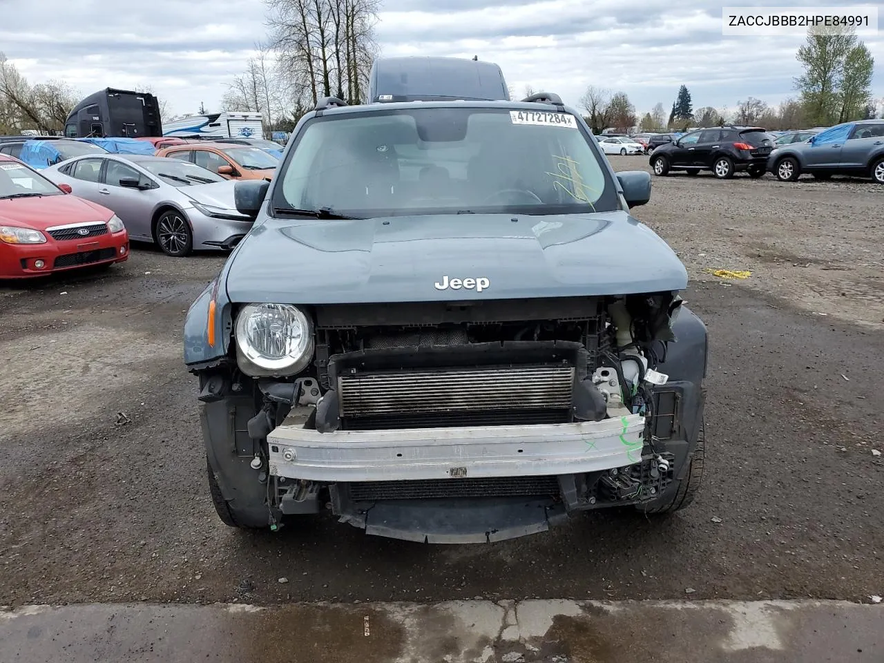 2017 Jeep Renegade Latitude VIN: ZACCJBBB2HPE84991 Lot: 47727284