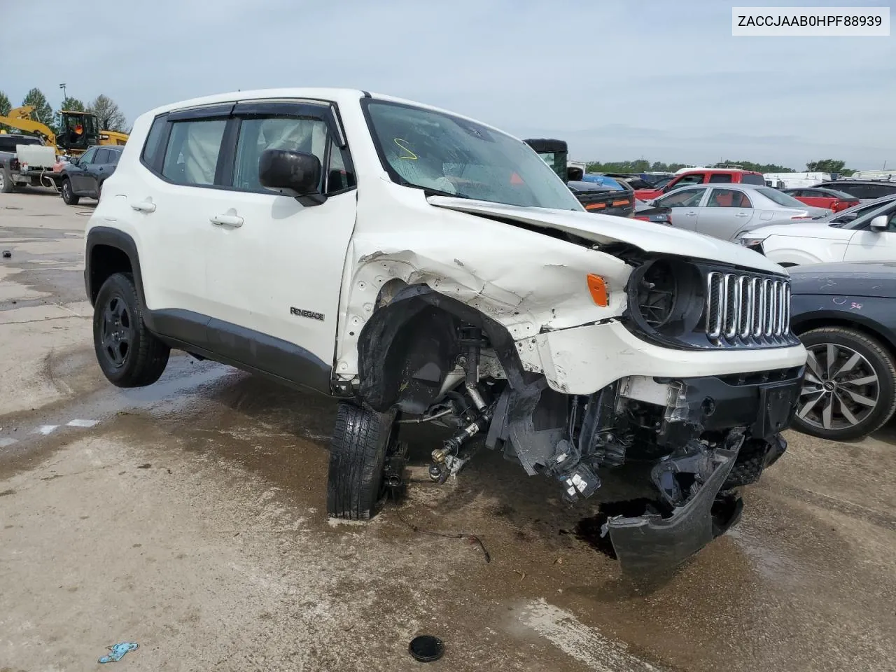 ZACCJAAB0HPF88939 2017 Jeep Renegade Sport