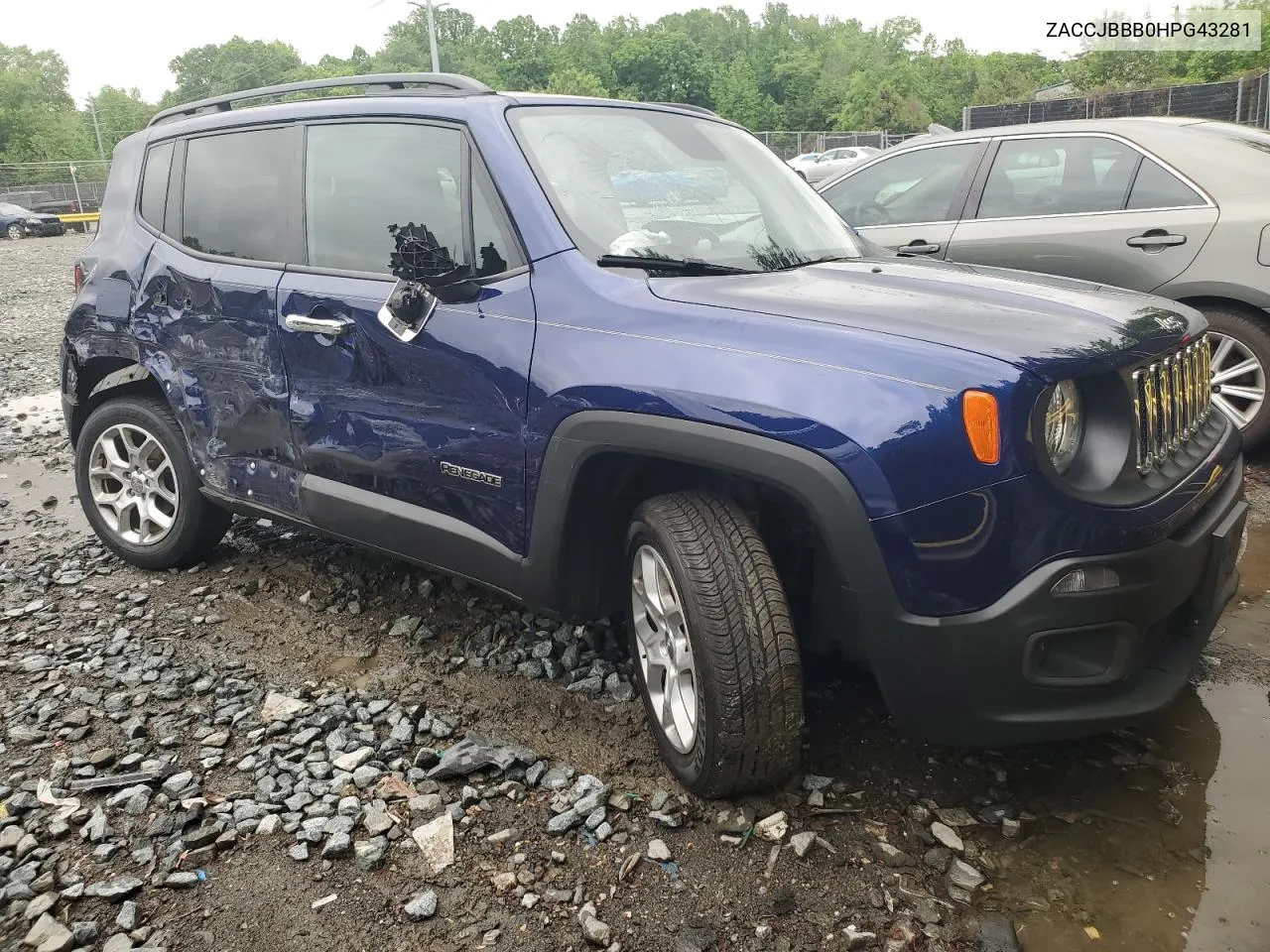 2017 Jeep Renegade Latitude VIN: ZACCJBBB0HPG43281 Lot: 53503324