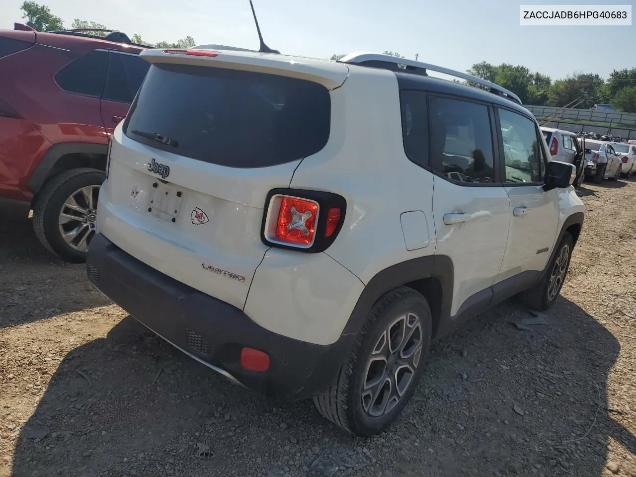 ZACCJADB6HPG40683 2017 Jeep Renegade Limited