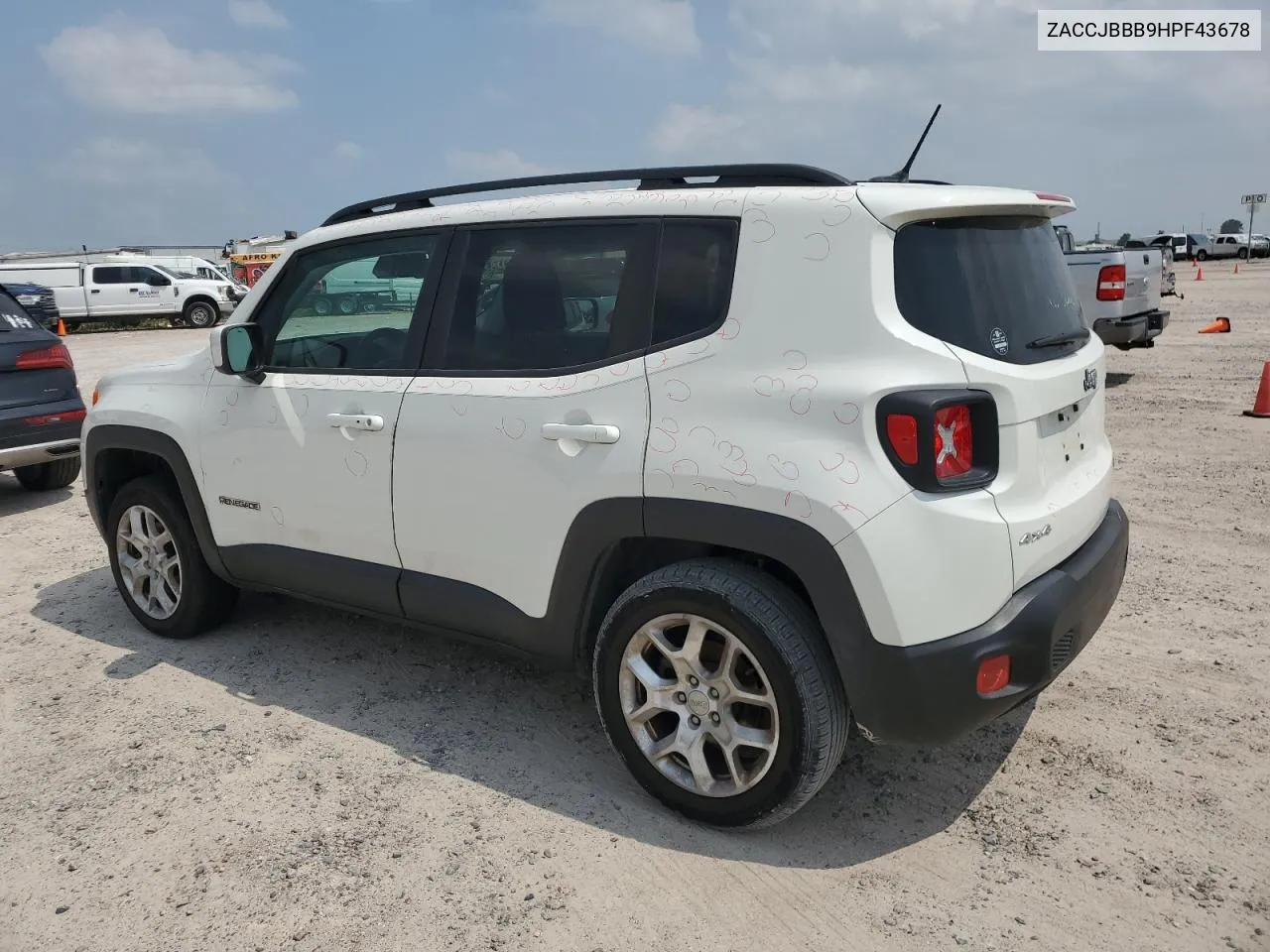 2017 Jeep Renegade Latitude VIN: ZACCJBBB9HPF43678 Lot: 55519074