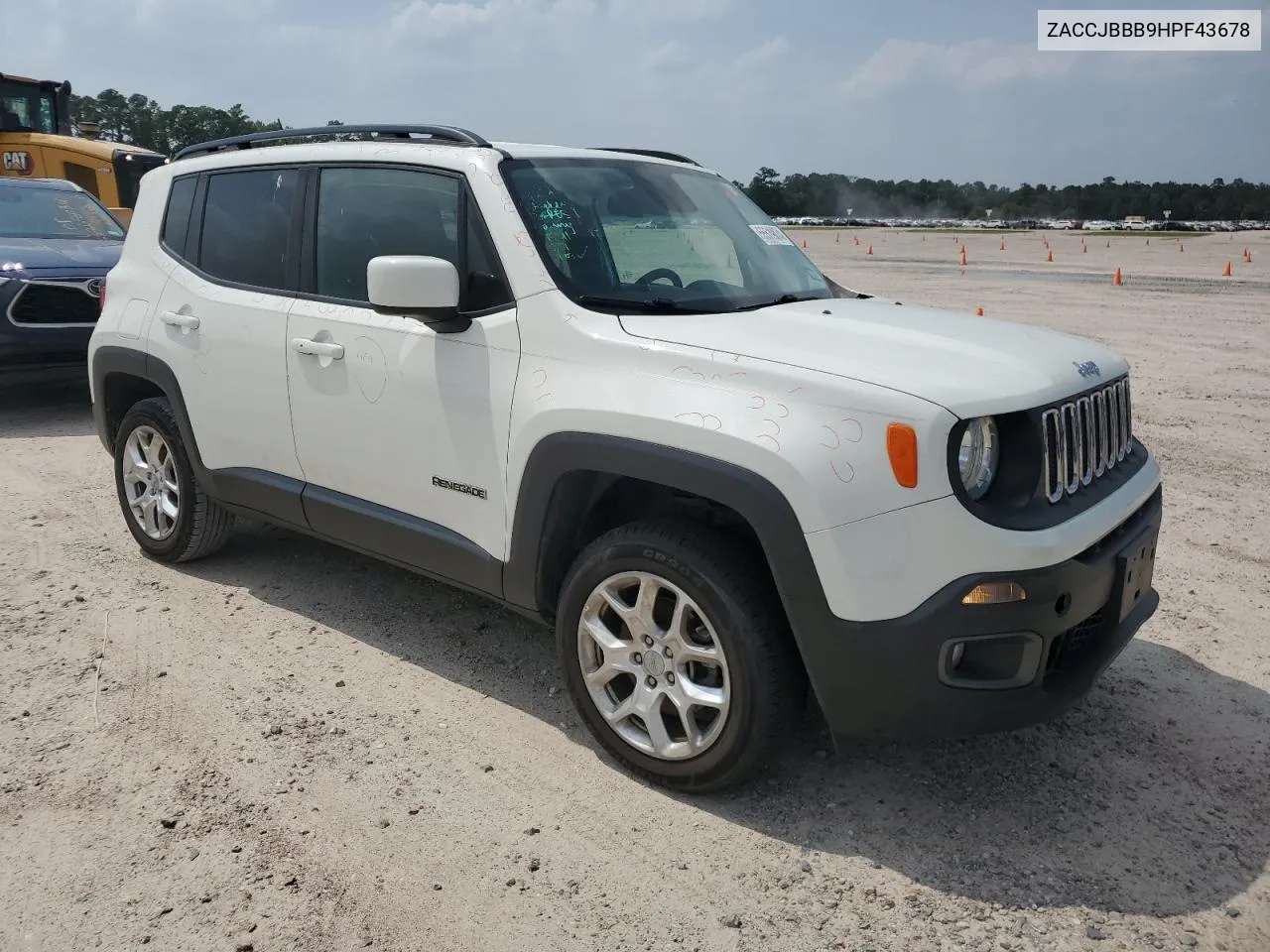 2017 Jeep Renegade Latitude VIN: ZACCJBBB9HPF43678 Lot: 55519074