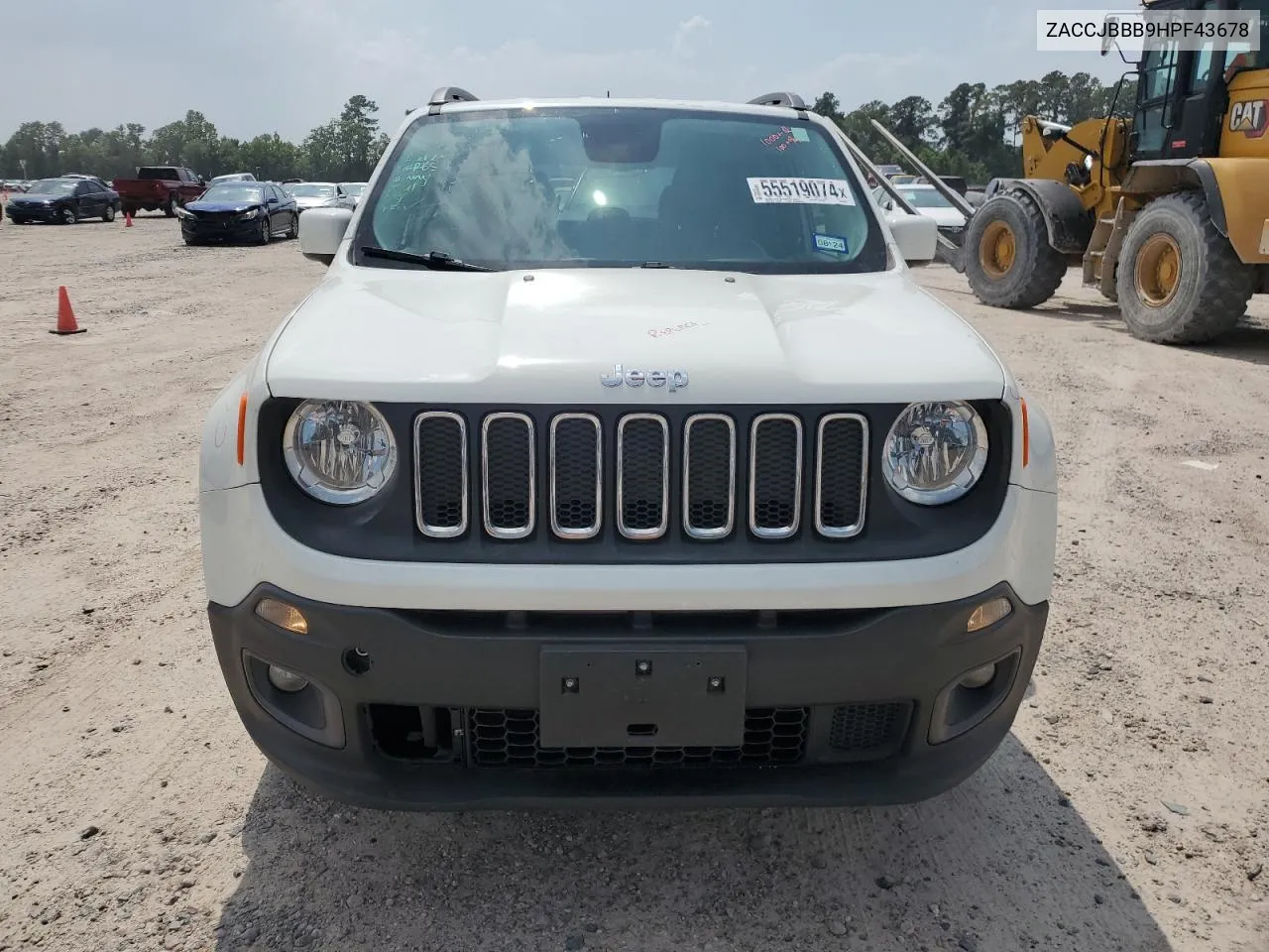 2017 Jeep Renegade Latitude VIN: ZACCJBBB9HPF43678 Lot: 55519074