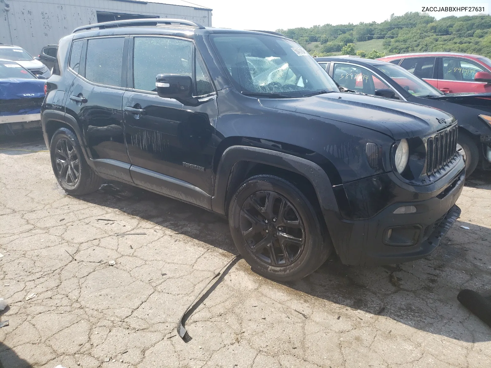 2017 Jeep Renegade Latitude VIN: ZACCJABBXHPF27631 Lot: 58470184