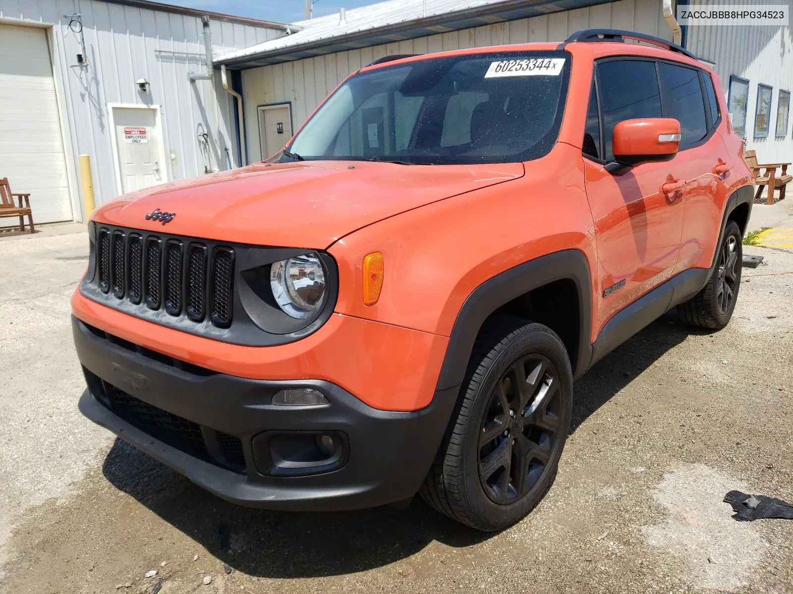 2017 Jeep Renegade Latitude VIN: ZACCJBBB8HPG34523 Lot: 60253344