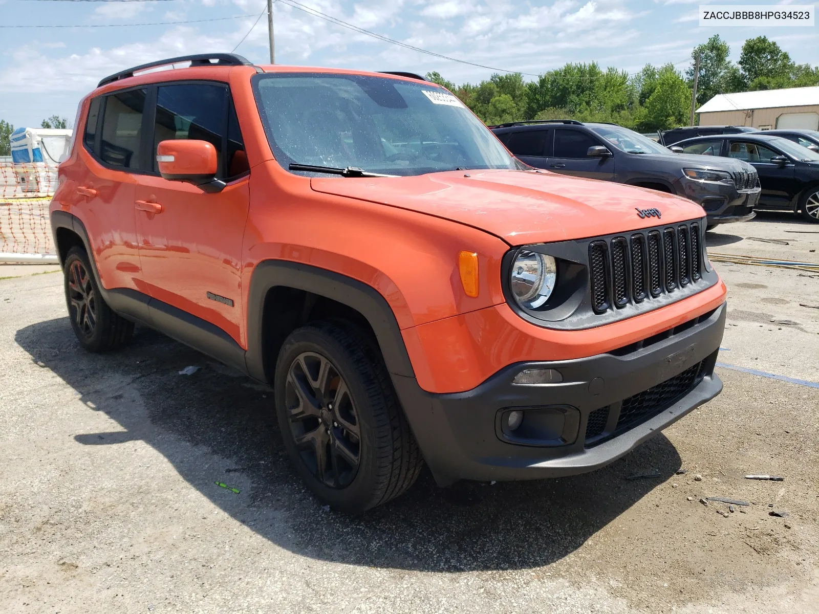 2017 Jeep Renegade Latitude VIN: ZACCJBBB8HPG34523 Lot: 60253344