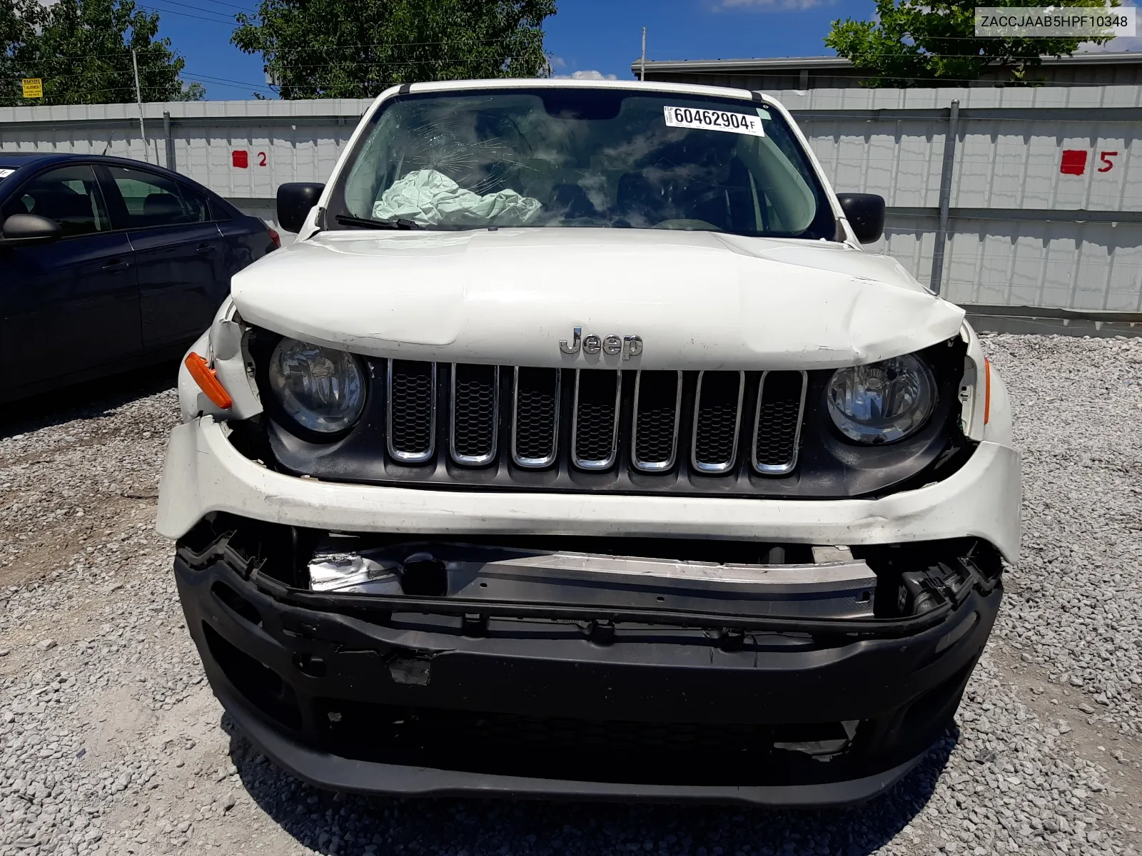 2017 Jeep Renegade Sport VIN: ZACCJAAB5HPF10348 Lot: 60462904