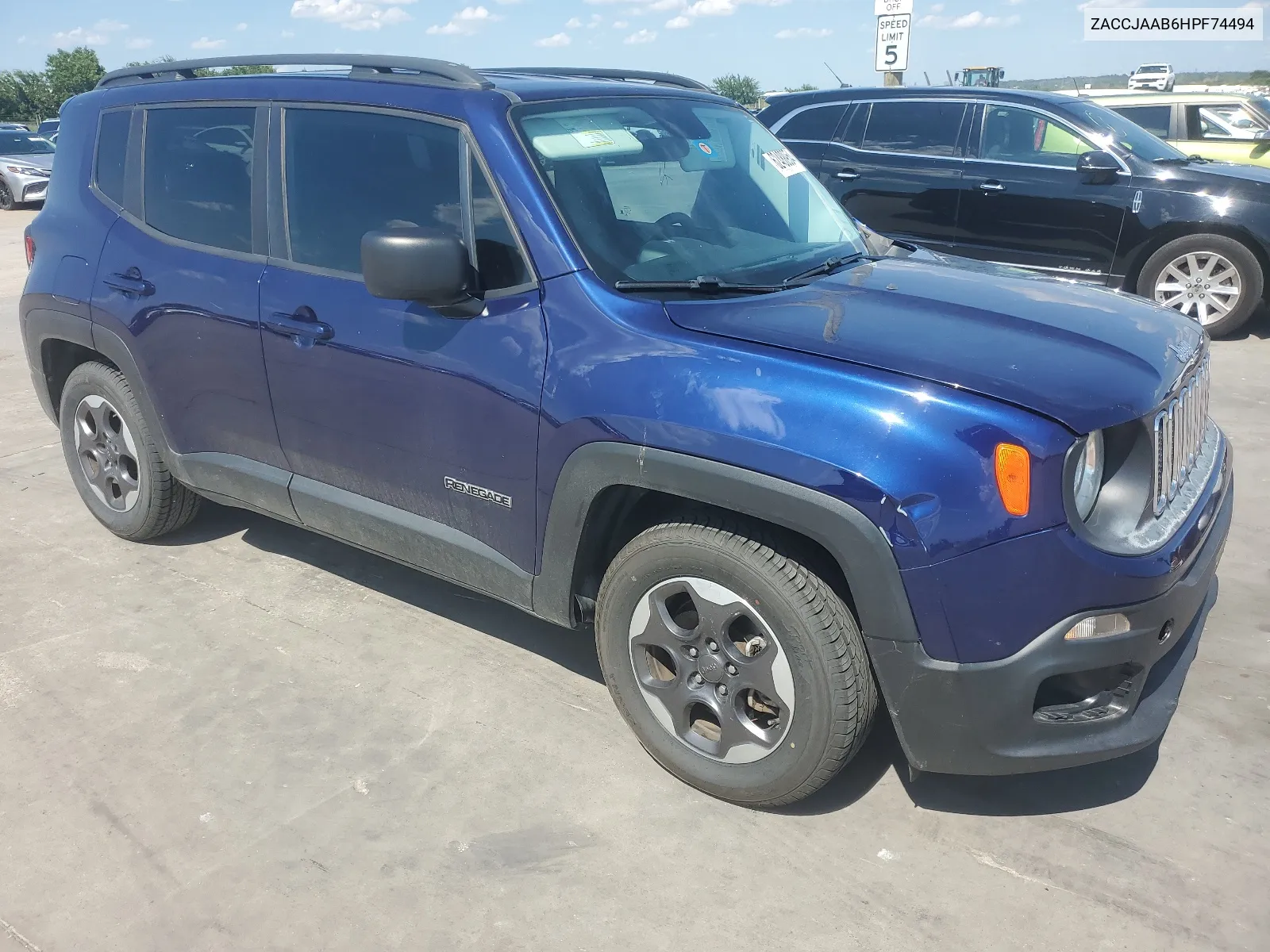 ZACCJAAB6HPF74494 2017 Jeep Renegade Sport