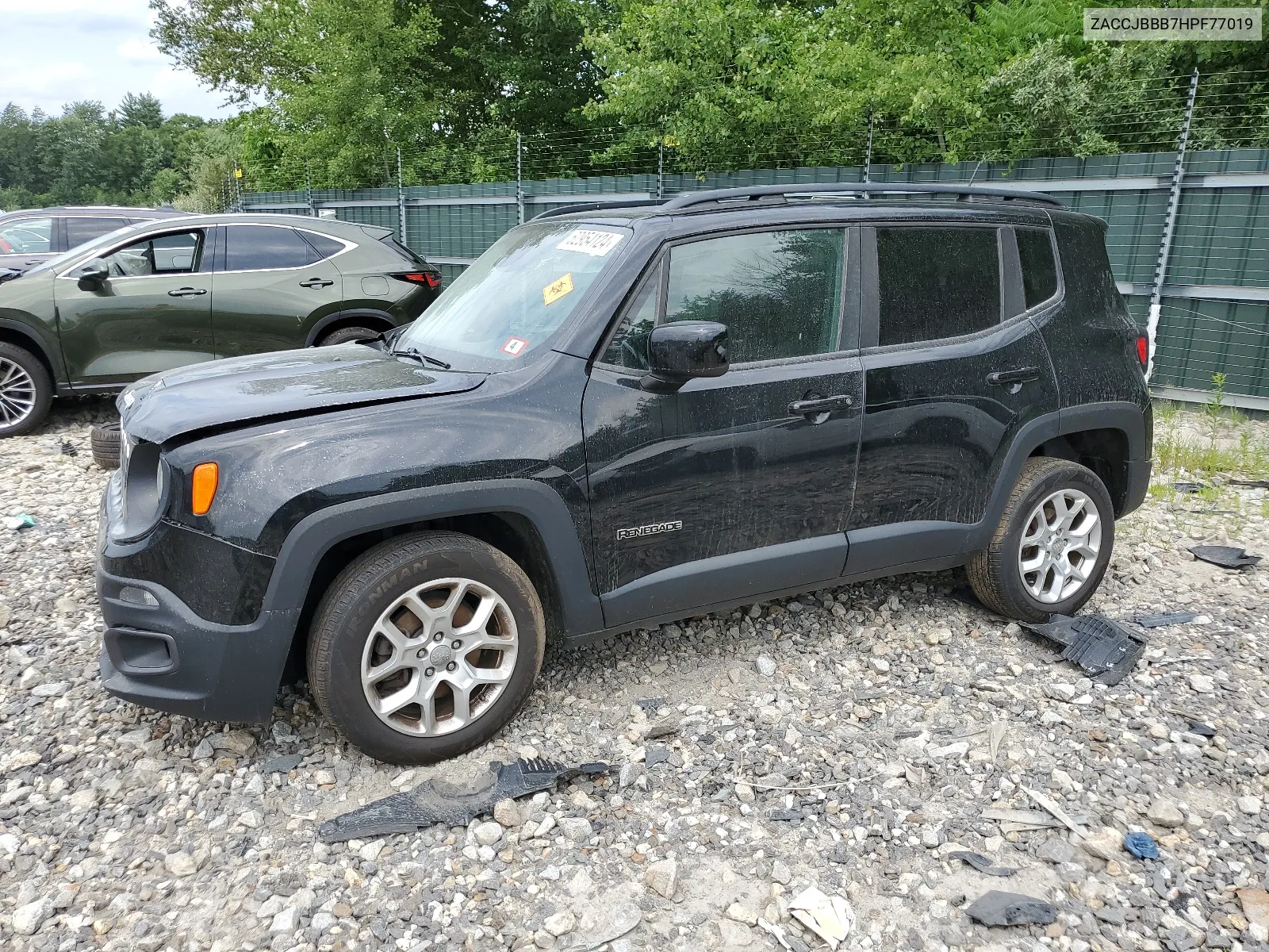 2017 Jeep Renegade Latitude VIN: ZACCJBBB7HPF77019 Lot: 62954124