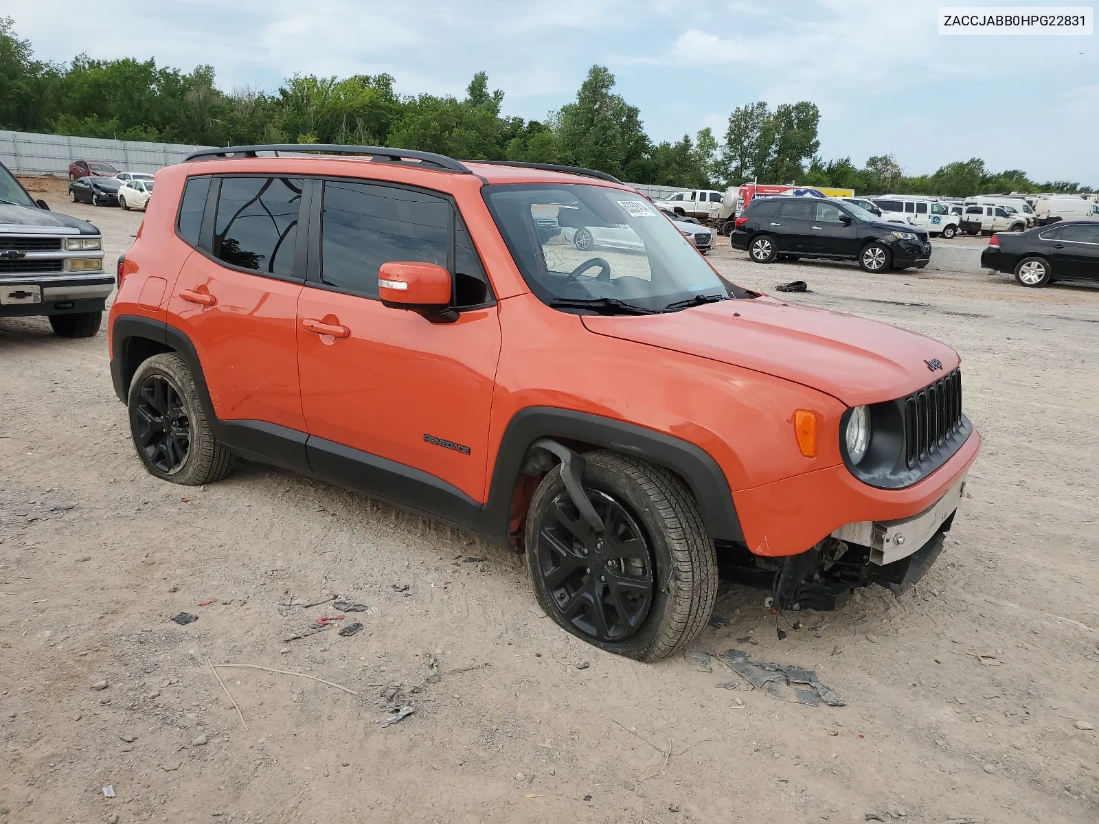 2017 Jeep Renegade Latitude VIN: ZACCJABB0HPG22831 Lot: 63352414