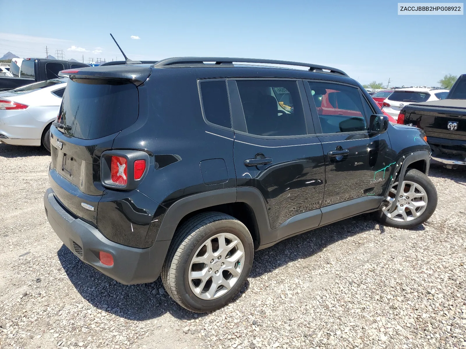 2017 Jeep Renegade Latitude VIN: ZACCJBBB2HPG08922 Lot: 65007534