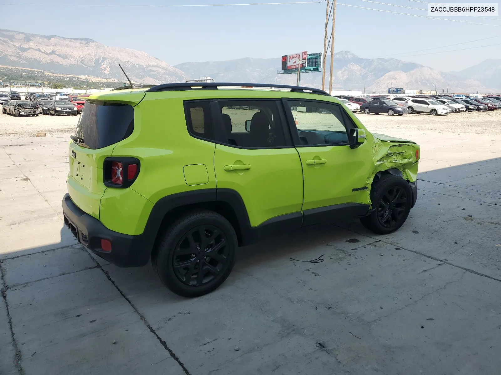 2017 Jeep Renegade Latitude VIN: ZACCJBBB6HPF23548 Lot: 65244174