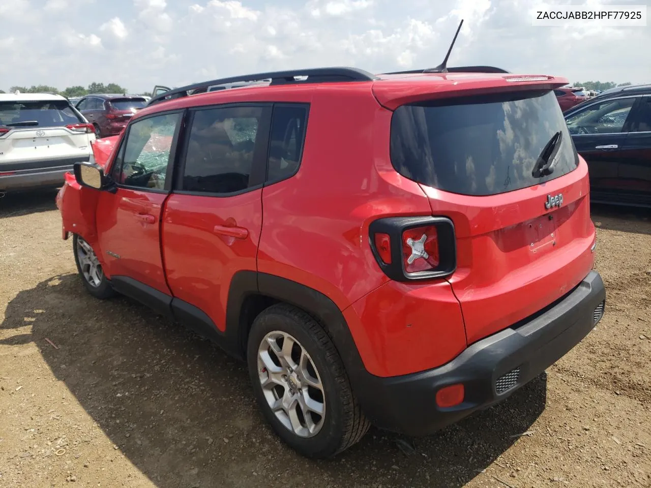 2017 Jeep Renegade Latitude VIN: ZACCJABB2HPF77925 Lot: 65633424