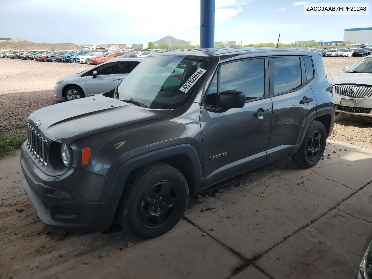 2017 Jeep Renegade Sport VIN: ZACCJAAB7HPF20248 Lot: 65762694