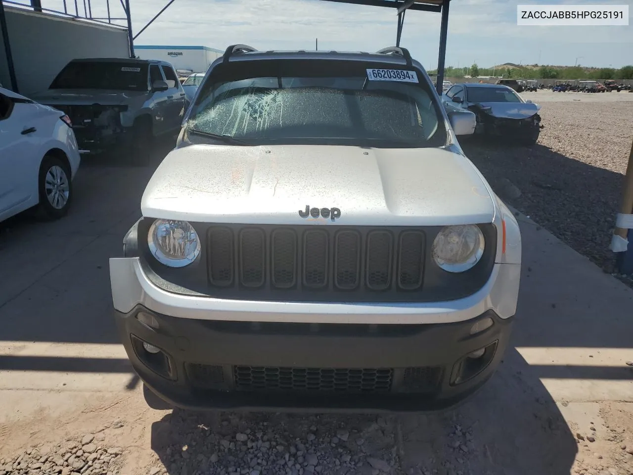 ZACCJABB5HPG25191 2017 Jeep Renegade Latitude