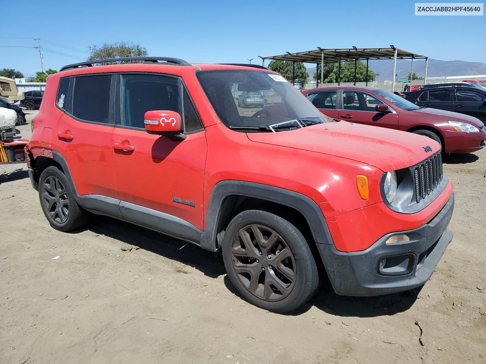 2017 Jeep Renegade Latitude VIN: ZACCJABB2HPF45640 Lot: 66627294