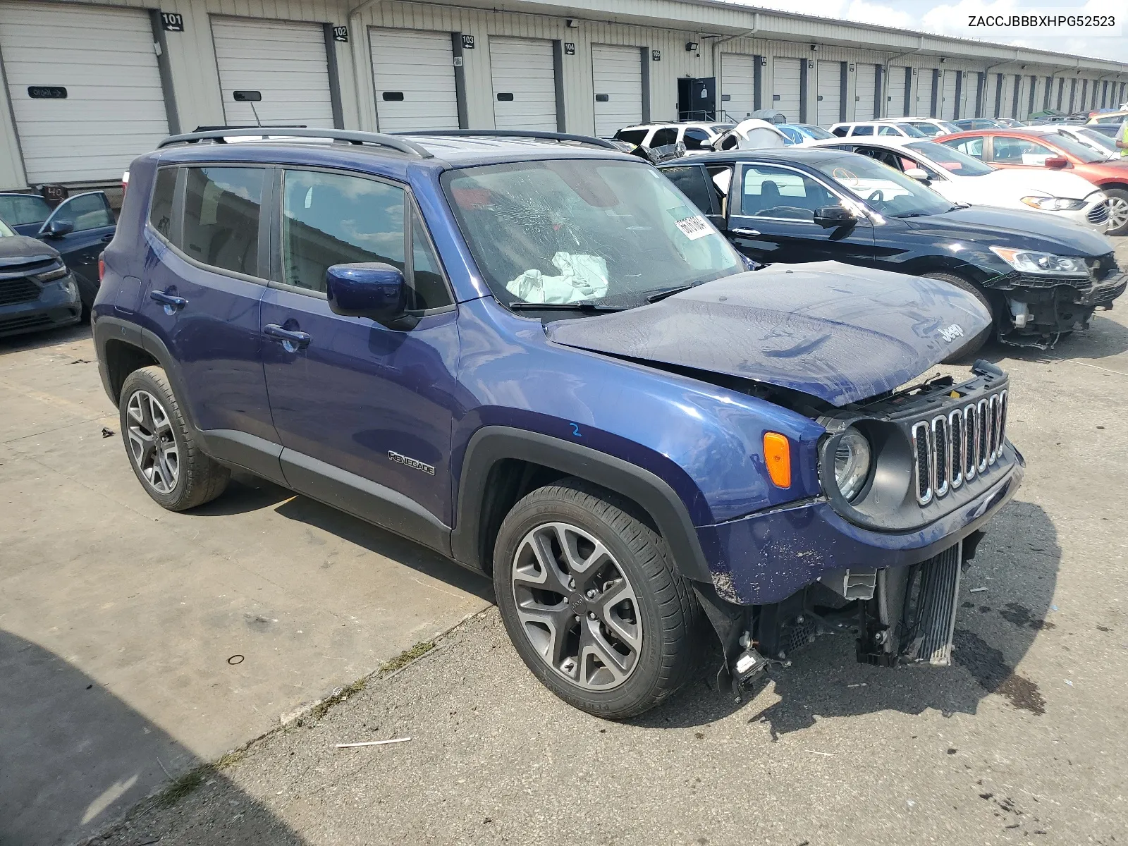 2017 Jeep Renegade Latitude VIN: ZACCJBBBXHPG52523 Lot: 66761684