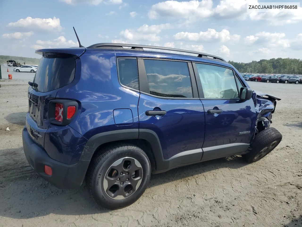 2017 Jeep Renegade Sport VIN: ZACCJAAB1HPF86858 Lot: 66888174