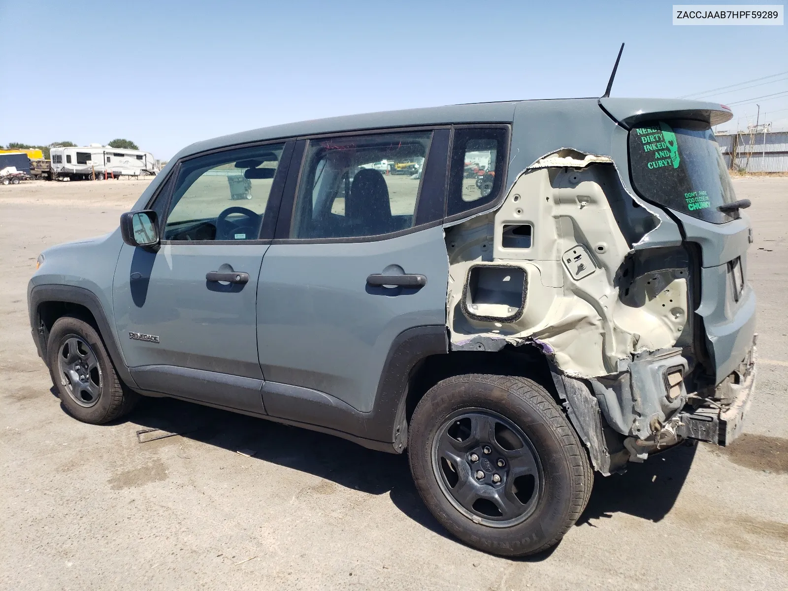 ZACCJAAB7HPF59289 2017 Jeep Renegade Sport