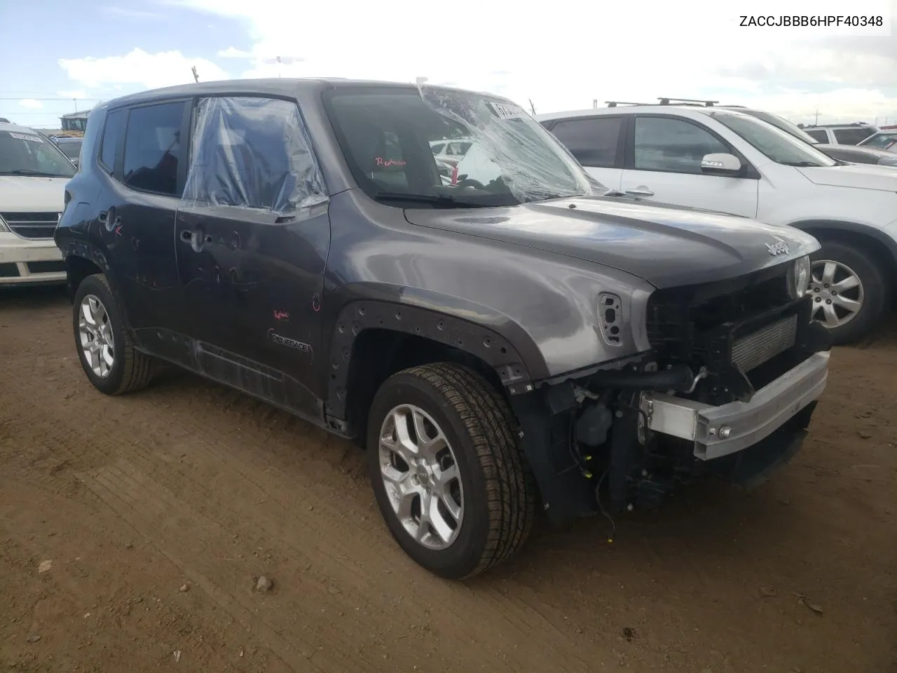 2017 Jeep Renegade Latitude VIN: ZACCJBBB6HPF40348 Lot: 67352454