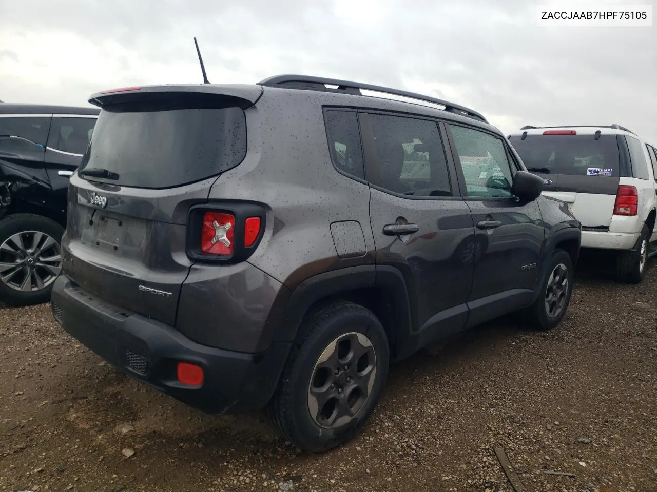 ZACCJAAB7HPF75105 2017 Jeep Renegade Sport