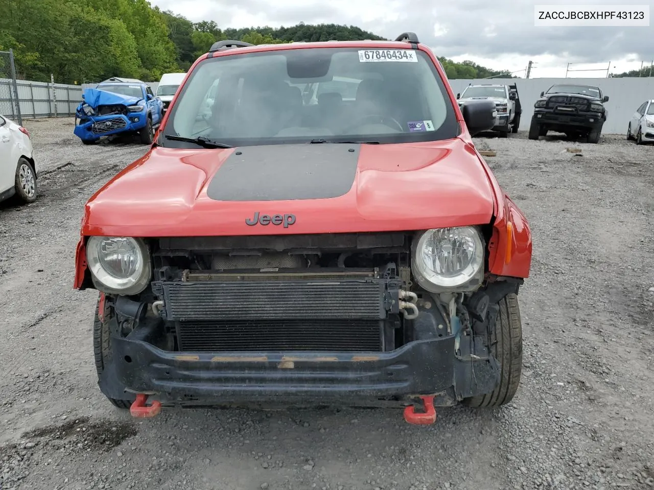 ZACCJBCBXHPF43123 2017 Jeep Renegade Trailhawk