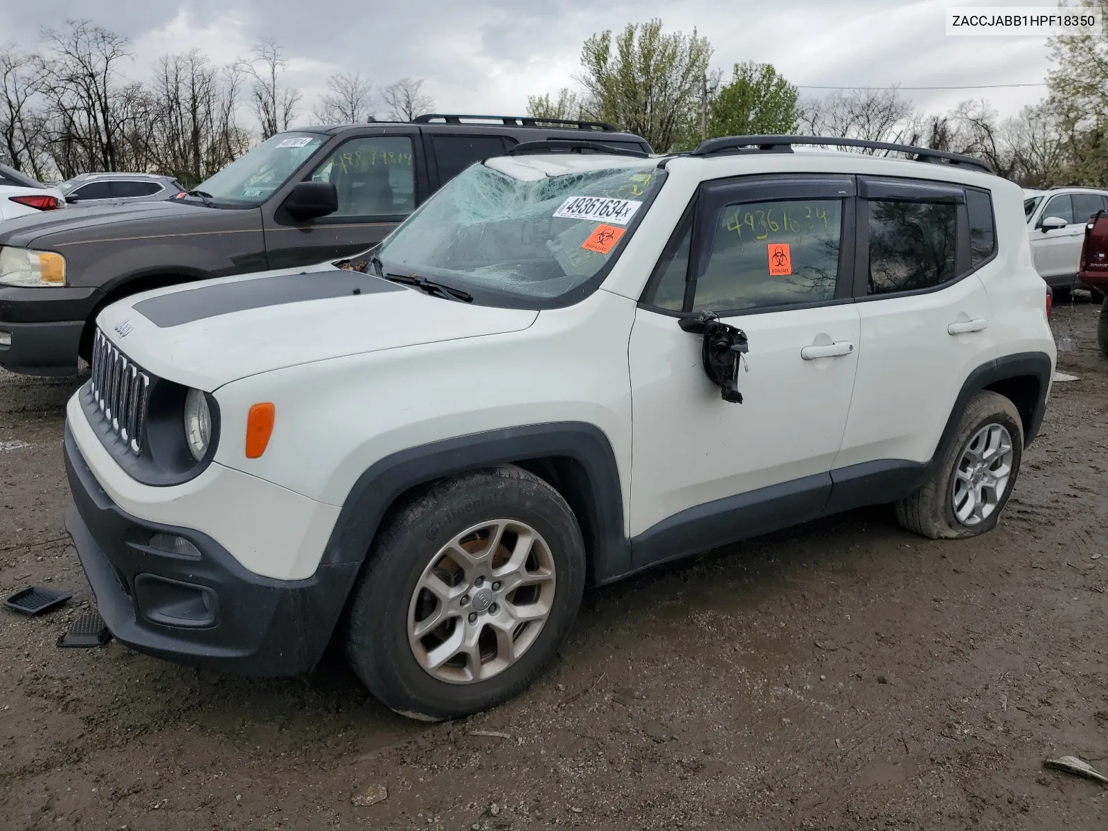 2017 Jeep Renegade Latitude VIN: ZACCJABB1HPF18350 Lot: 67881734