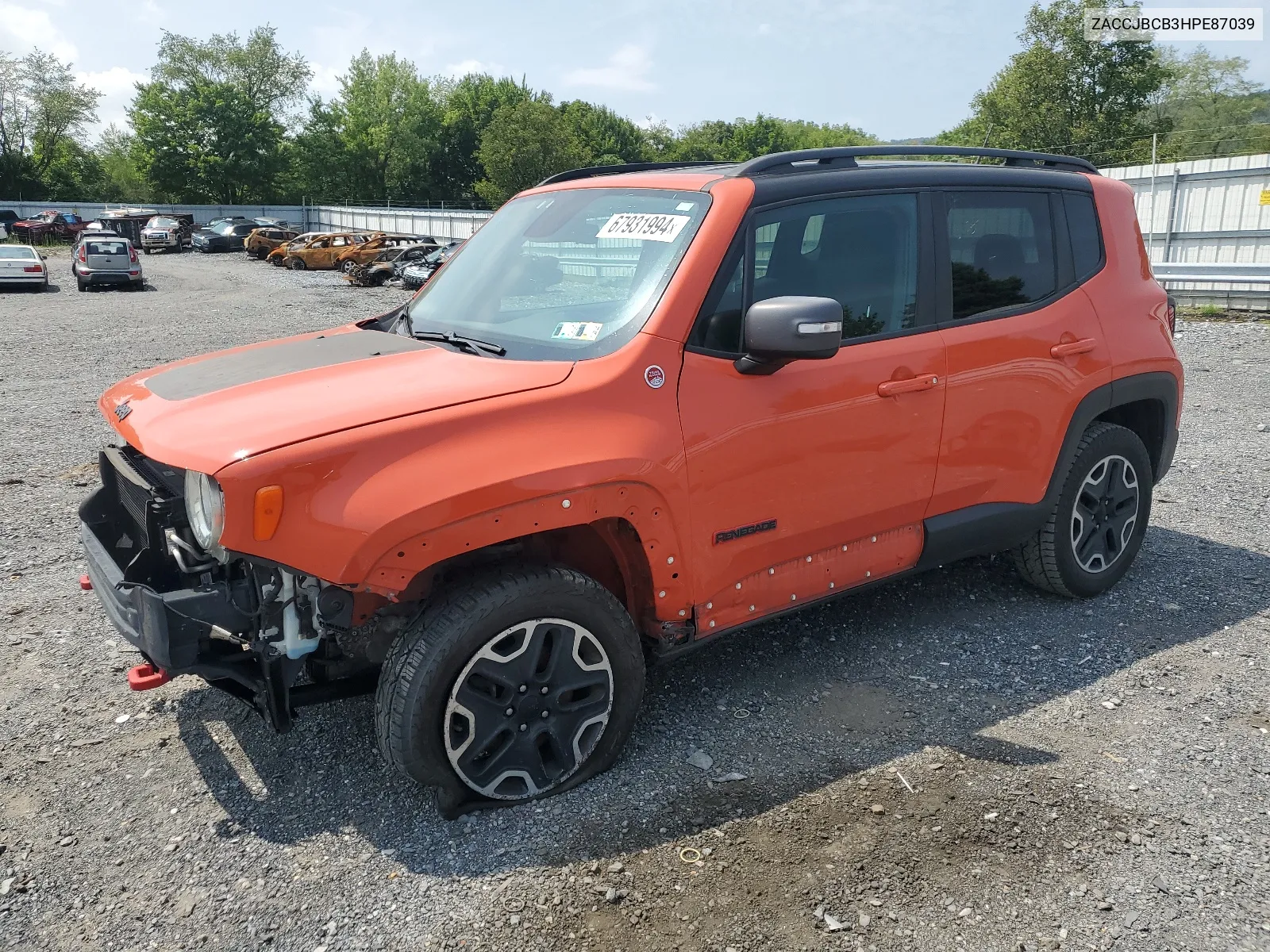 ZACCJBCB3HPE87039 2017 Jeep Renegade Trailhawk