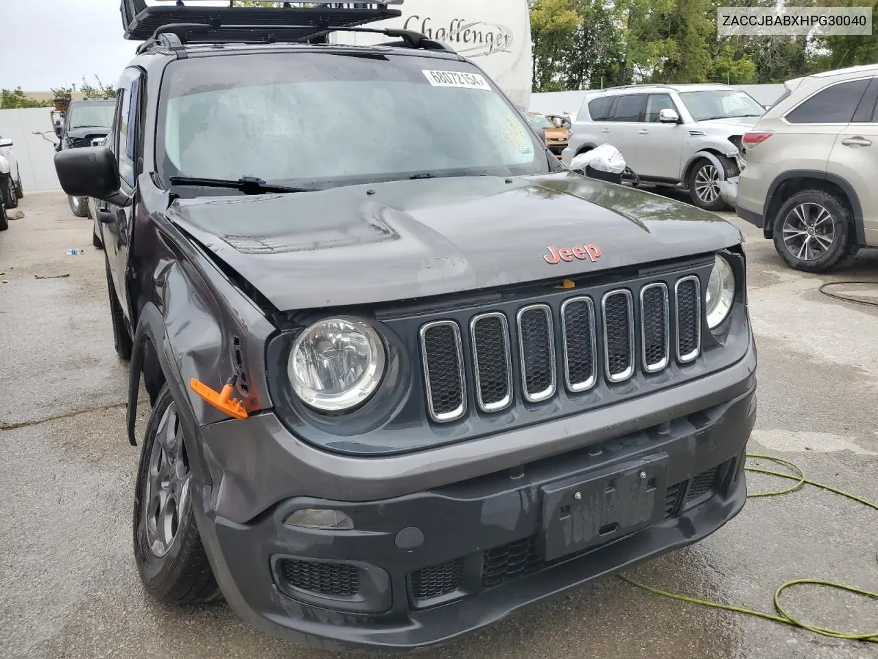 2017 Jeep Renegade Sport VIN: ZACCJBABXHPG30040 Lot: 68072154