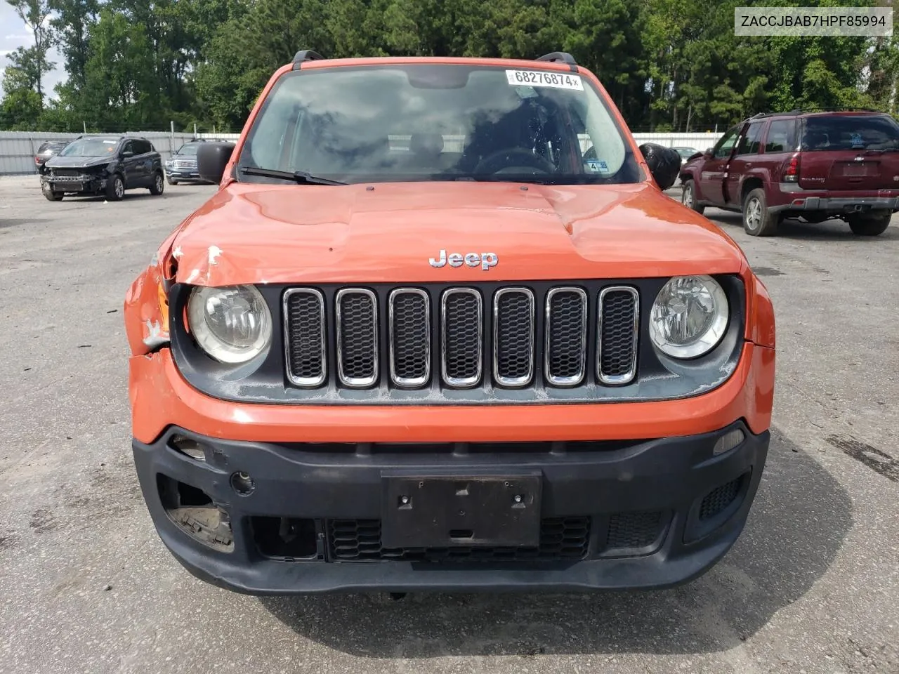 2017 Jeep Renegade Sport VIN: ZACCJBAB7HPF85994 Lot: 68276874