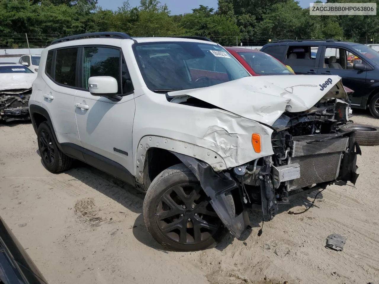 ZACCJBBB0HPG63806 2017 Jeep Renegade Latitude