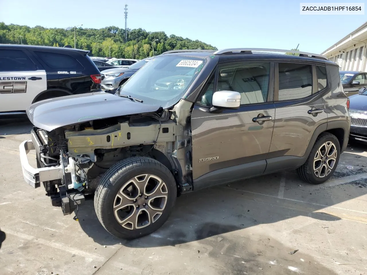 2017 Jeep Renegade Limited VIN: ZACCJADB1HPF16854 Lot: 68605204