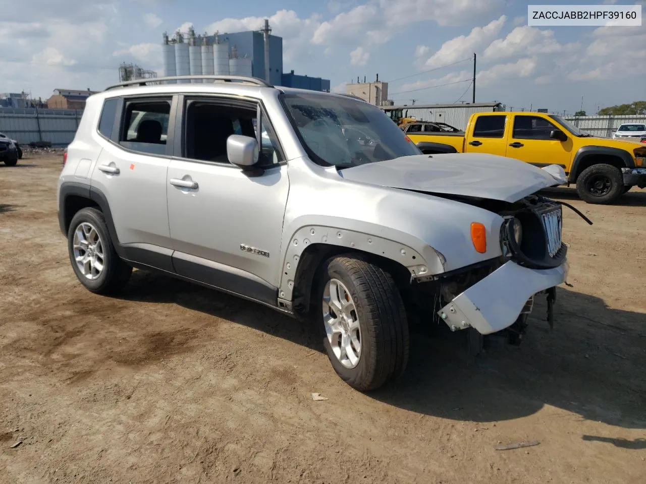 2017 Jeep Renegade Latitude VIN: ZACCJABB2HPF39160 Lot: 68839294