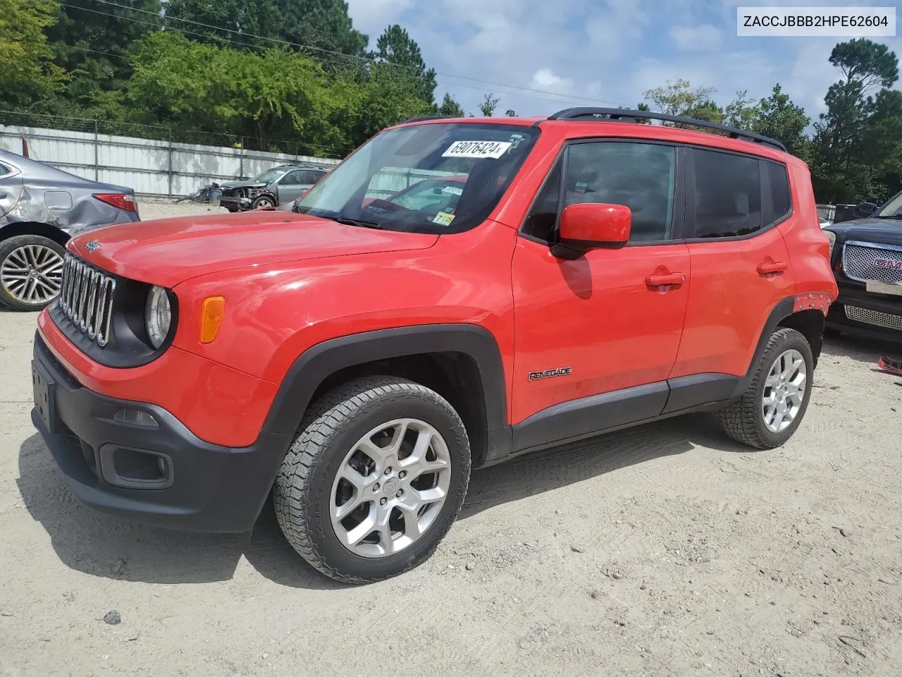 2017 Jeep Renegade Latitude VIN: ZACCJBBB2HPE62604 Lot: 69076424