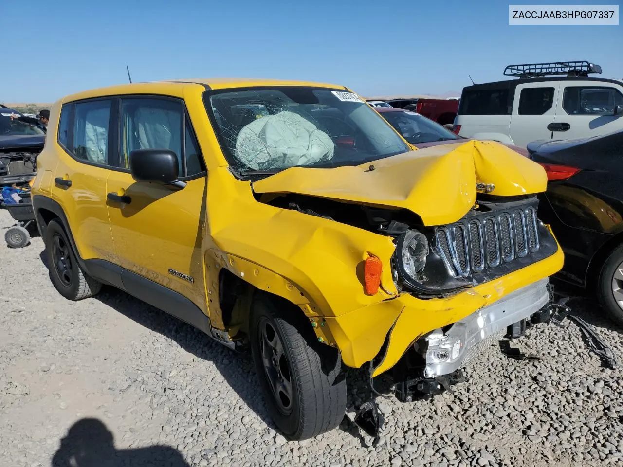 2017 Jeep Renegade Sport VIN: ZACCJAAB3HPG07337 Lot: 69237474