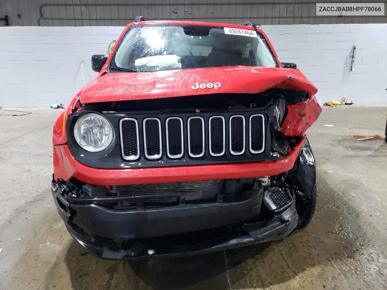 2017 Jeep Renegade Sport VIN: ZACCJBAB8HPF78066 Lot: 69281464