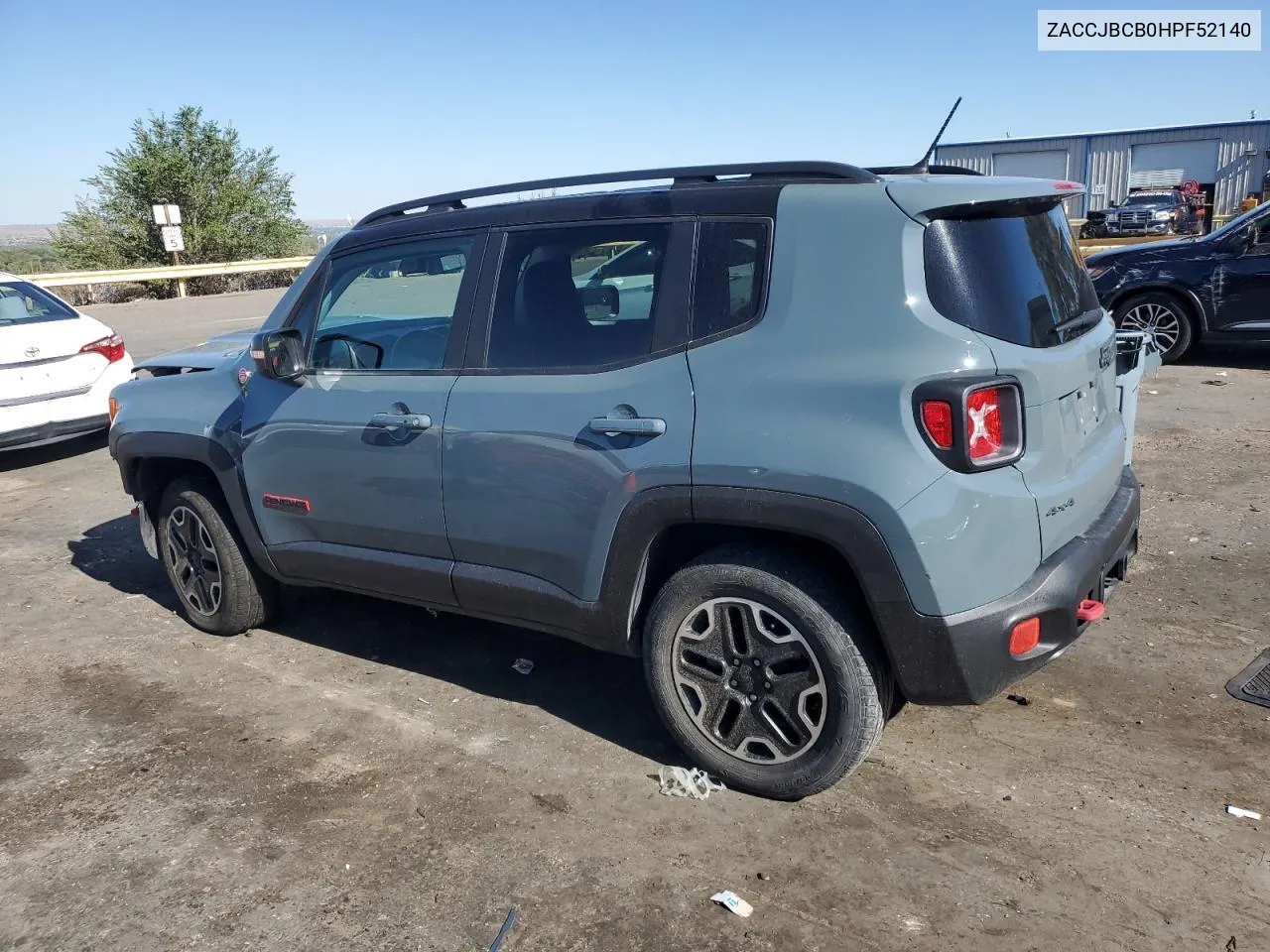 2017 Jeep Renegade Trailhawk VIN: ZACCJBCB0HPF52140 Lot: 69283404