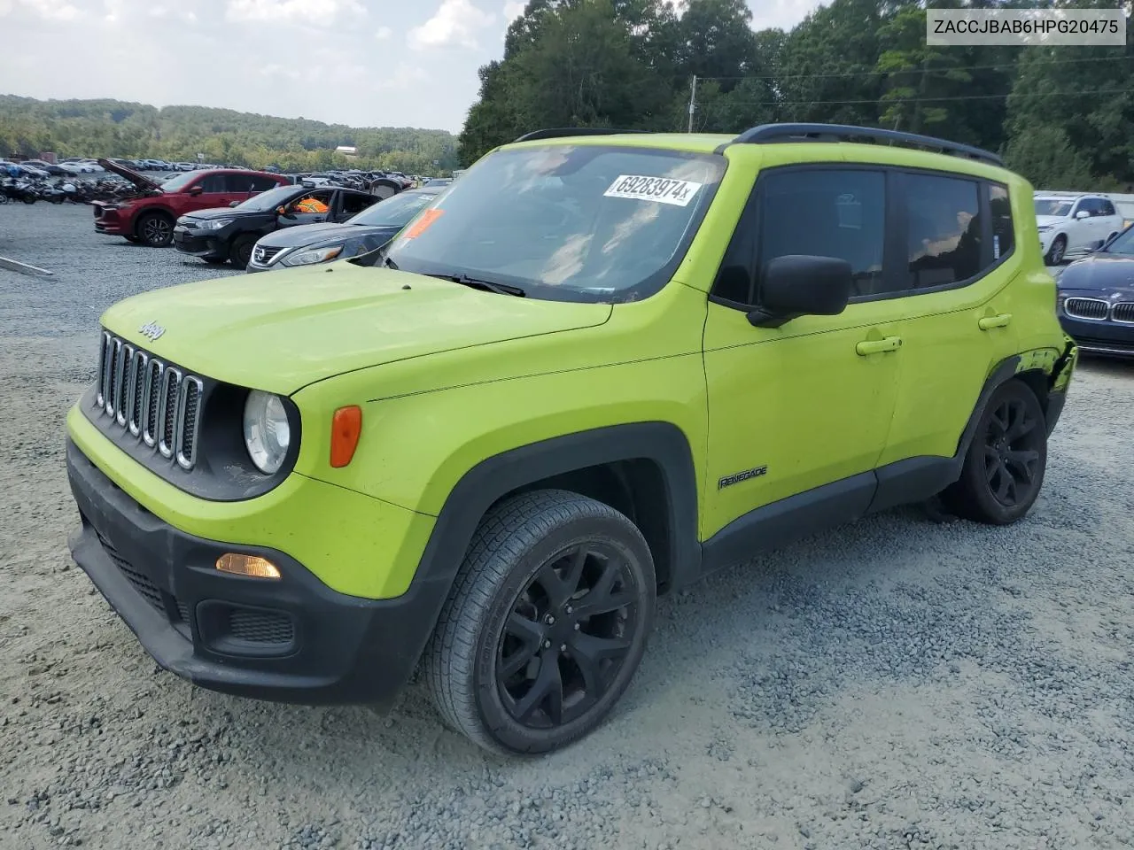 2017 Jeep Renegade Sport VIN: ZACCJBAB6HPG20475 Lot: 69283974