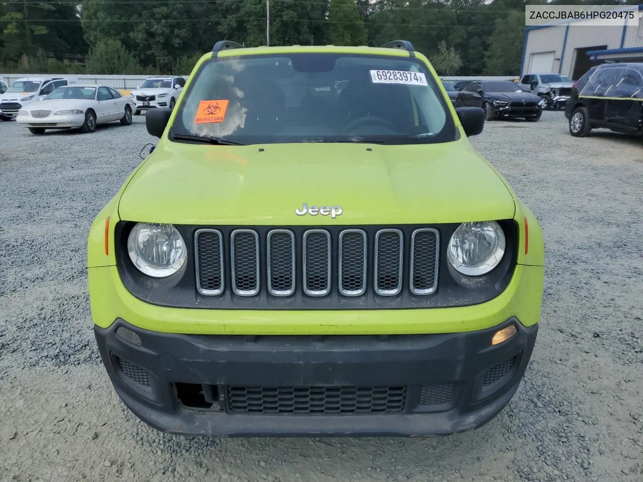 2017 Jeep Renegade Sport VIN: ZACCJBAB6HPG20475 Lot: 69283974