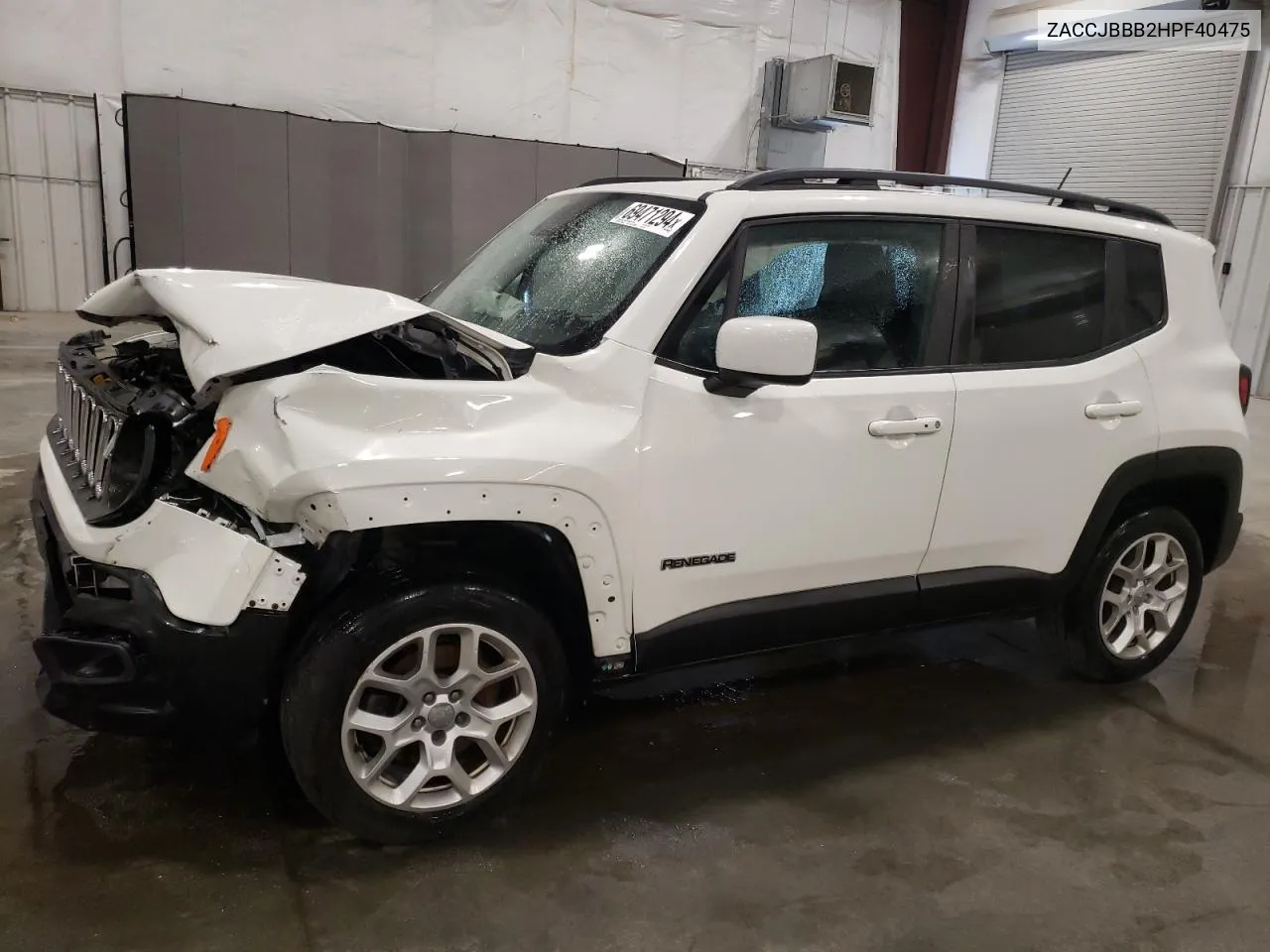 2017 Jeep Renegade Latitude VIN: ZACCJBBB2HPF40475 Lot: 69471294