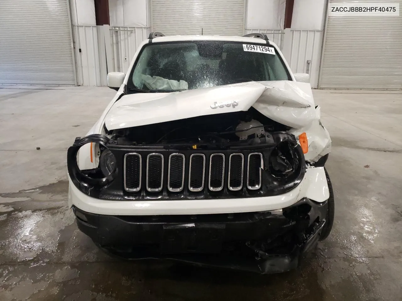 2017 Jeep Renegade Latitude VIN: ZACCJBBB2HPF40475 Lot: 69471294