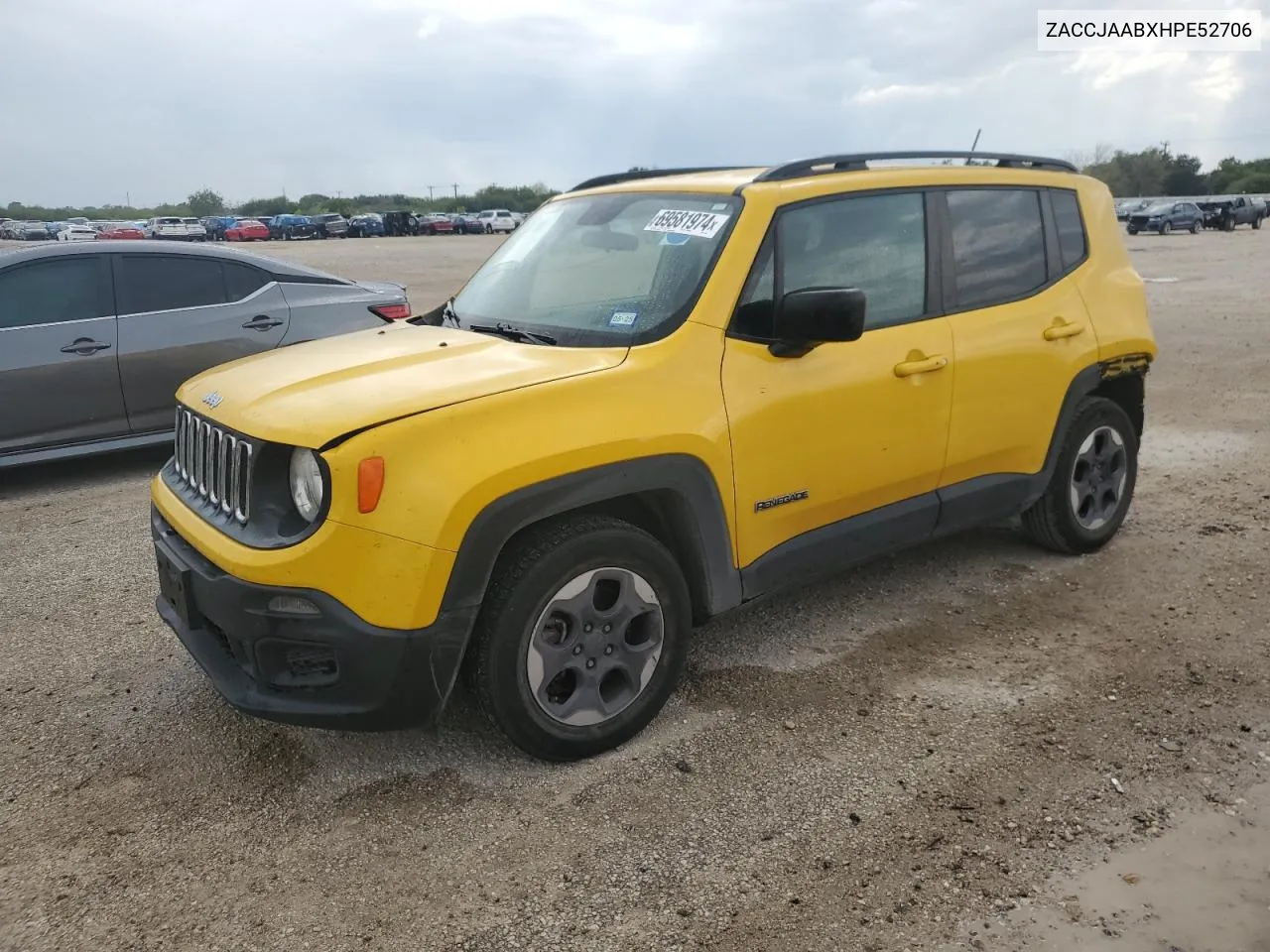 2017 Jeep Renegade Sport VIN: ZACCJAABXHPE52706 Lot: 69581974