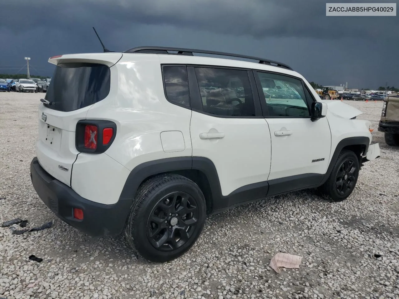 2017 Jeep Renegade Latitude VIN: ZACCJABB5HPG40029 Lot: 69774744