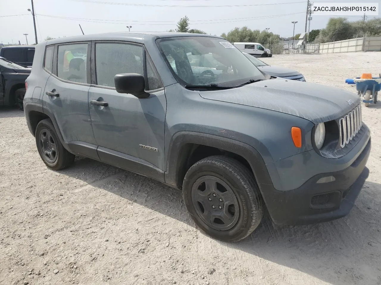 ZACCJBAH3HPG15142 2017 Jeep Renegade Sport