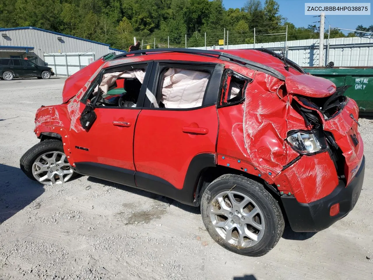 2017 Jeep Renegade Latitude VIN: ZACCJBBB4HPG38875 Lot: 69986544