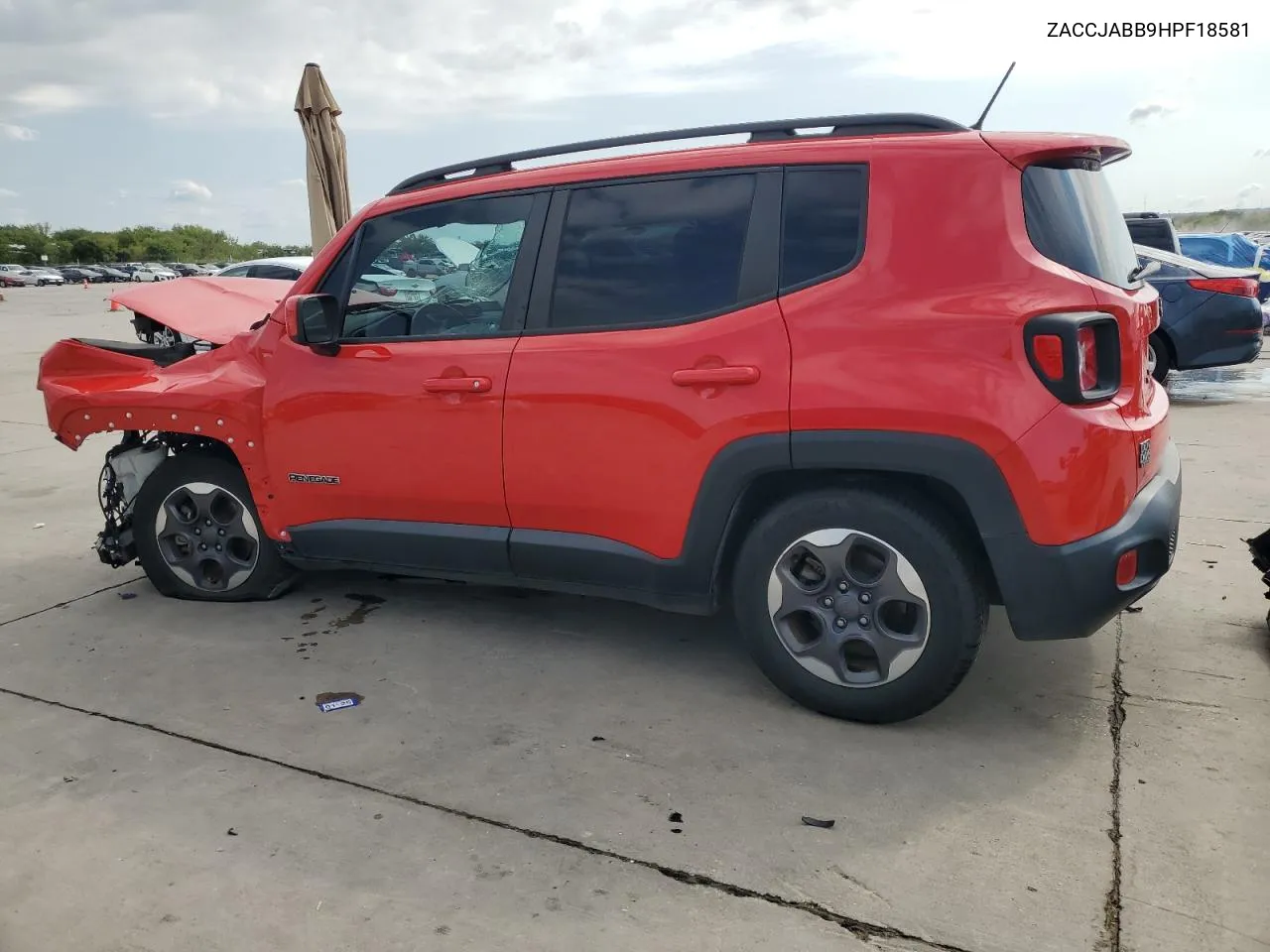 2017 Jeep Renegade Latitude VIN: ZACCJABB9HPF18581 Lot: 70440834